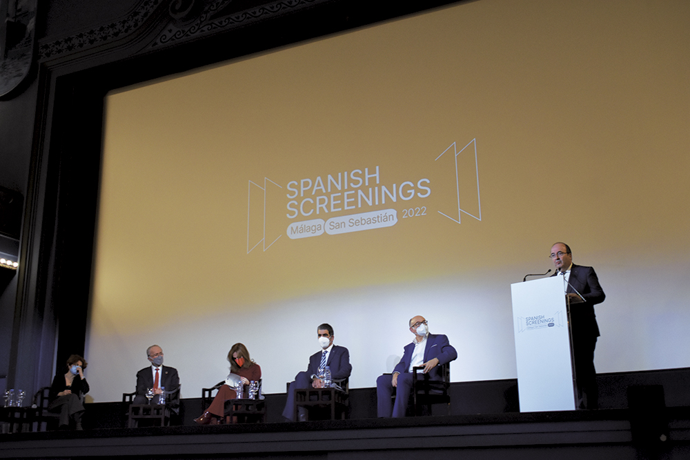 Miquel Iceta, durante la presentación de los Spanish Screenings XXL.