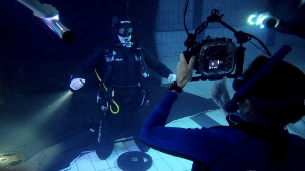 magen submarina del rodaje de '3Billion', fotografiada por Juan A. Fernández con equipos Fujifilm